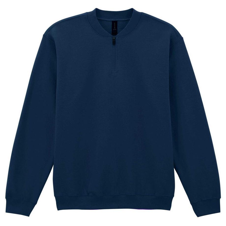 Gildan Softstyle Felpa a mezza zip di peso medio  