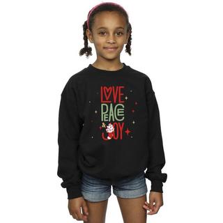 Disney  The Aristocats Marie Love Peace Joy Sweatshirt 