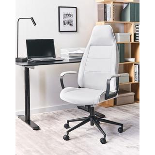 Beliani Chaise de bureau en Tissu Traditionnel REBEL  