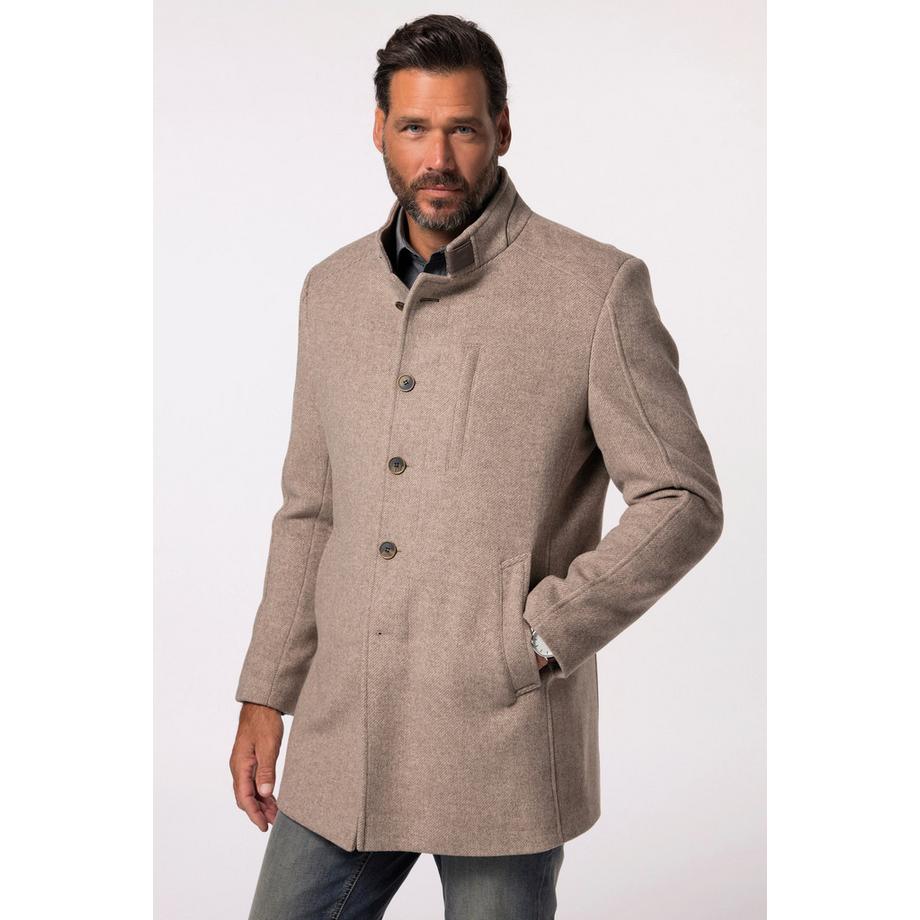JP1880 Cappotto Misto Lana Collo Alto  