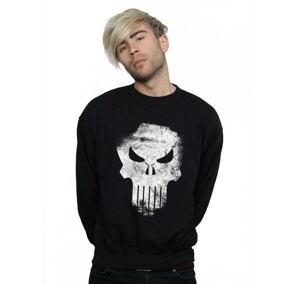 MARVEL The Punisher Distressed Skull Sweatshirt  