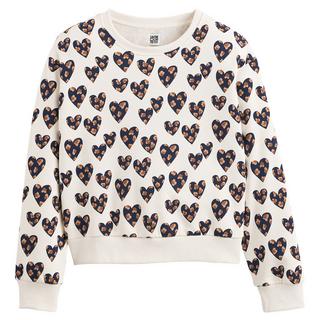 La Redoute Collections  Bedrucktes Sweatshirt mit Herzen 