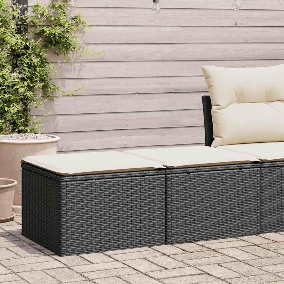 VidaXL set divano da giardino Polirattan  