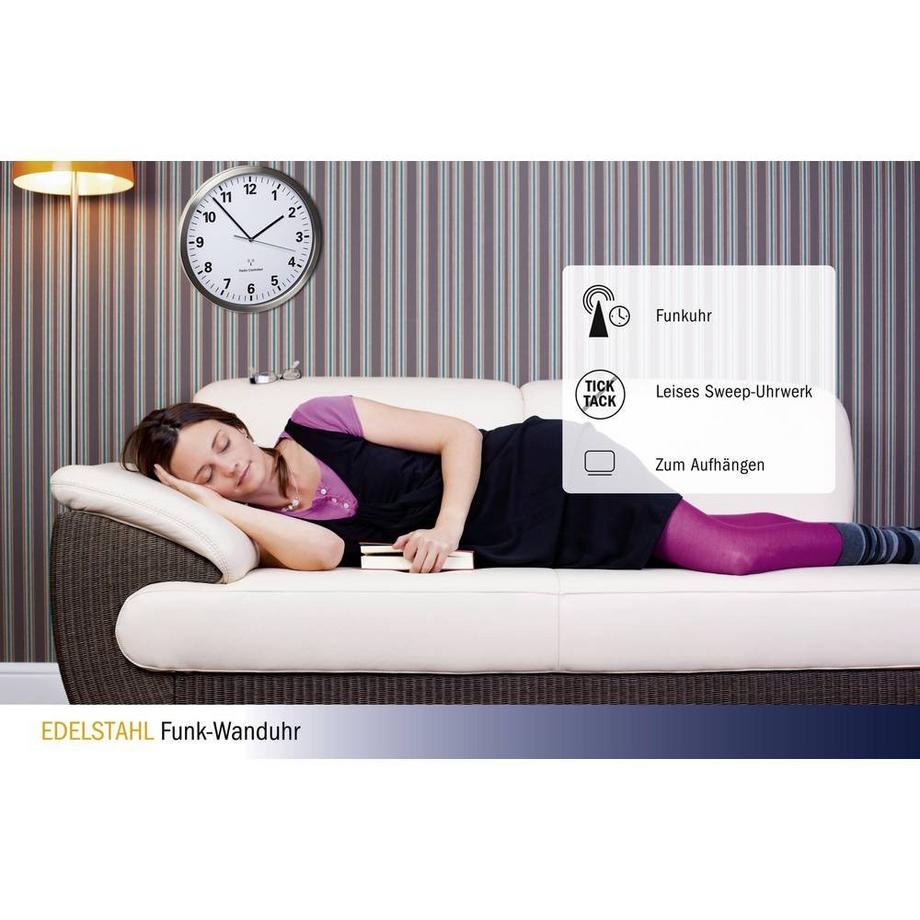 TFA Dostmann Horloge murale radio-pilotée  