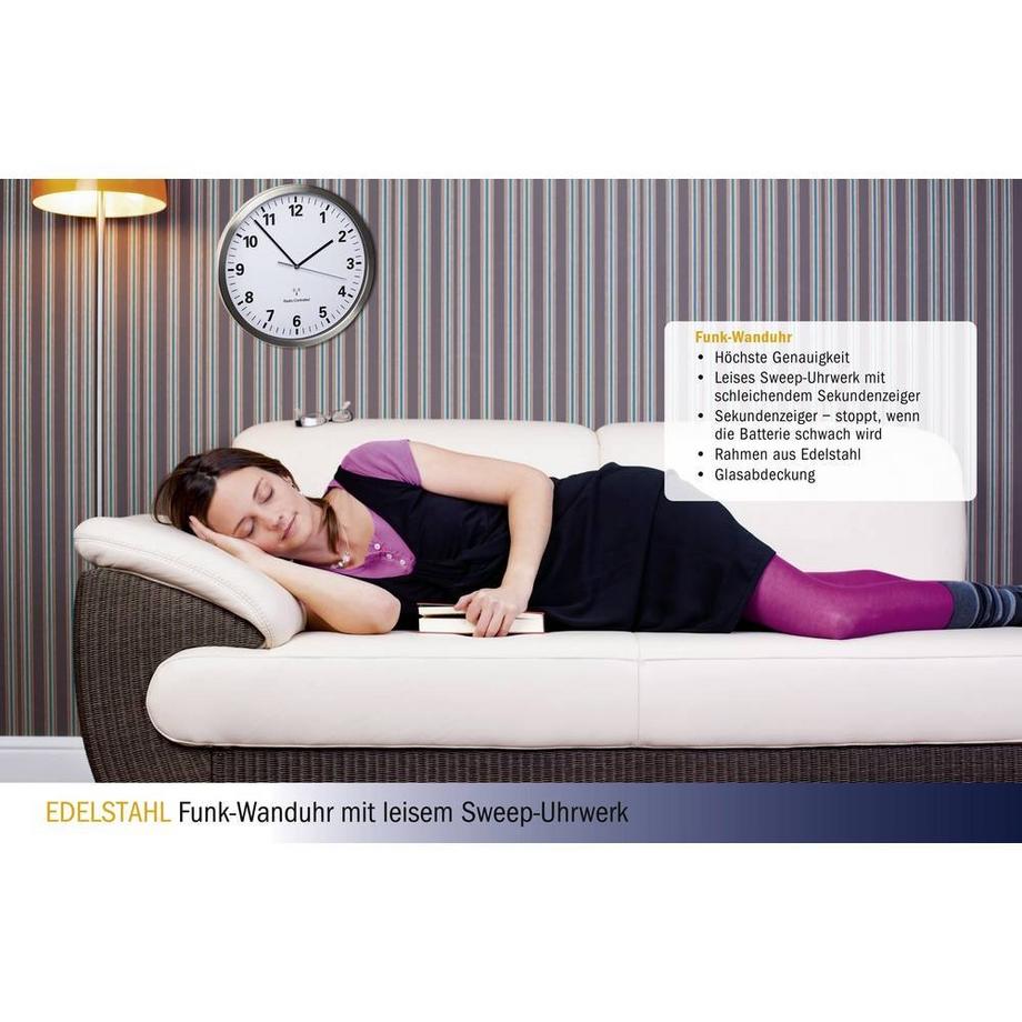 TFA Dostmann Horloge murale radio-pilotée  