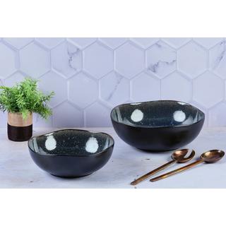 BJÖRN Saladier IRIS Ø24cm et Ø28,5cm - bleu foncé  