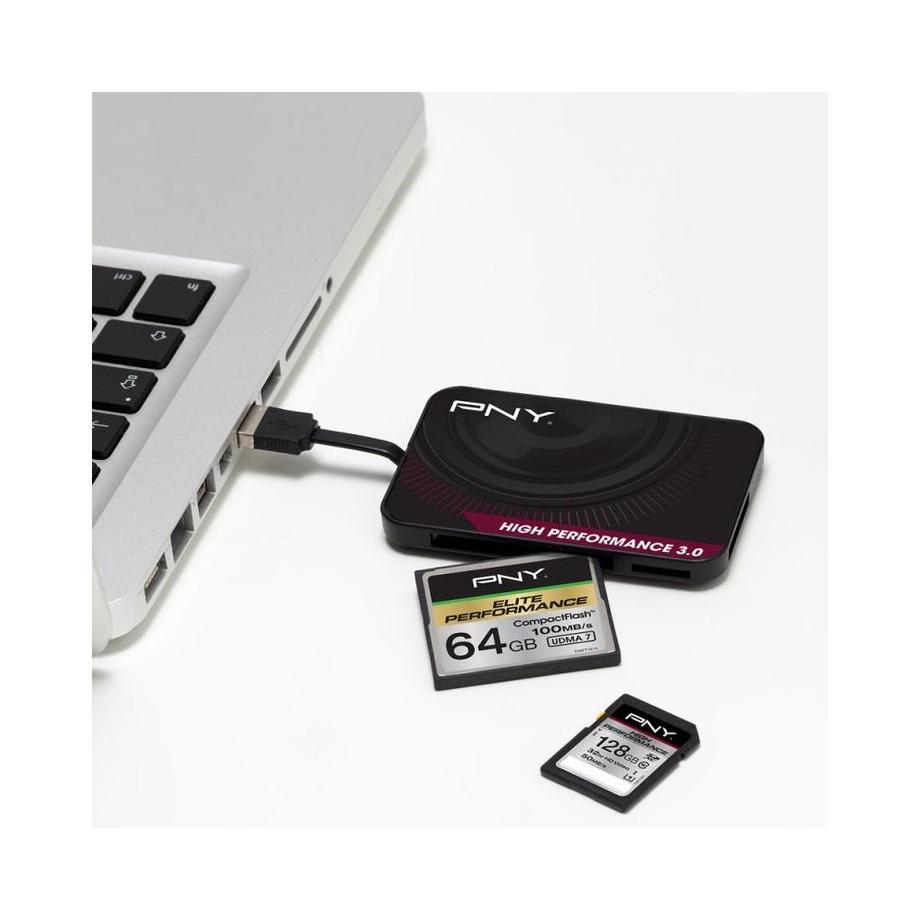 PNY TECHNOLOGIES  Flash Card Reader (USB 3.0, 5000 Mbit/s) 