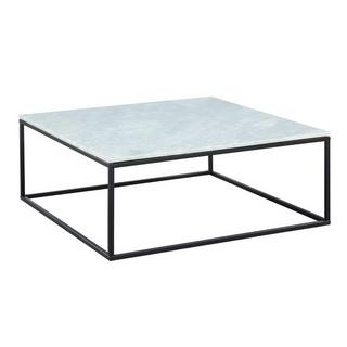 Vente-unique Table basse design ARETHA Marbre Métal  