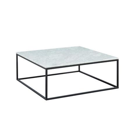 Vente-unique Table basse design ARETHA Marbre Métal  