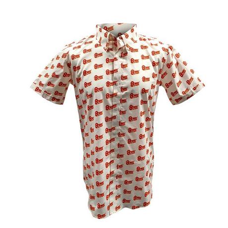 David Bowie Logo Print Kurzarmhemd  