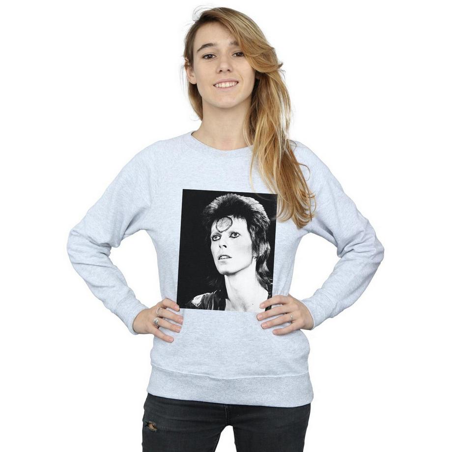 David Bowie Looking Sweatshirt Imprimé  