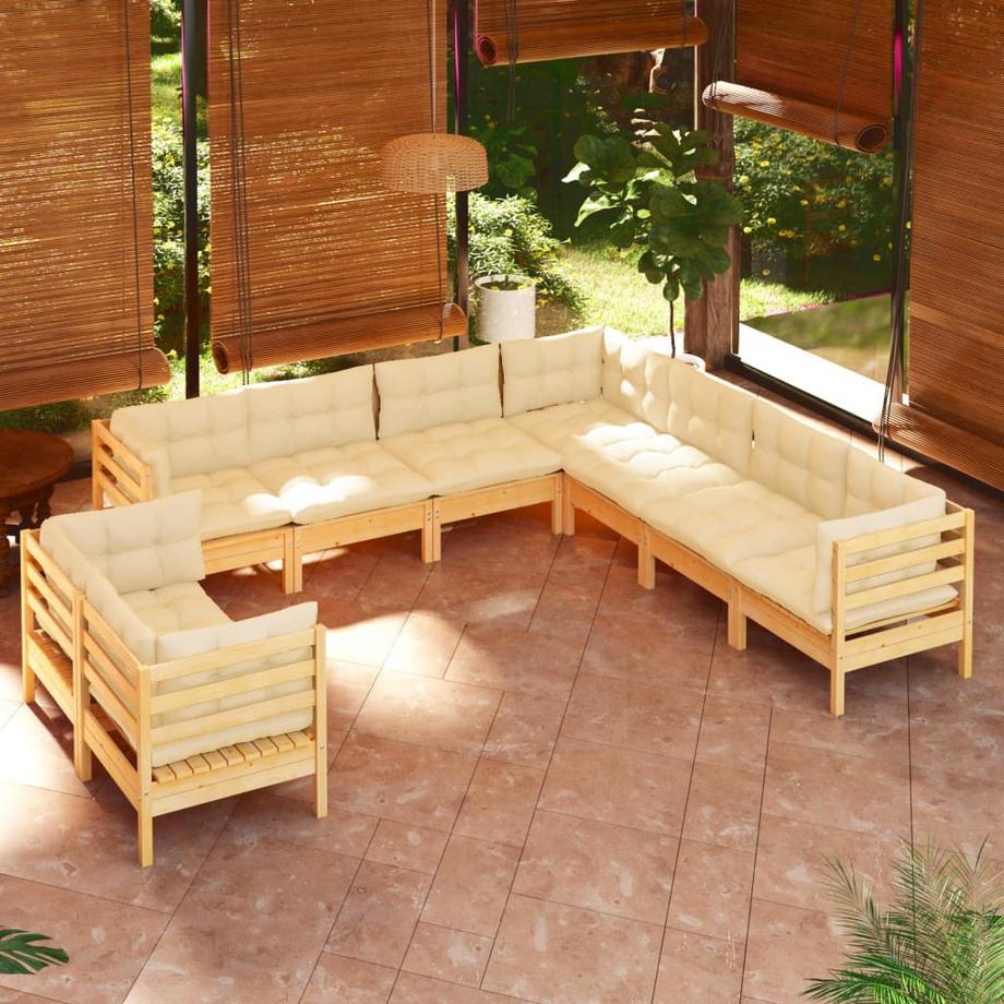 VidaXL Garten-lounge-set kiefernholz  