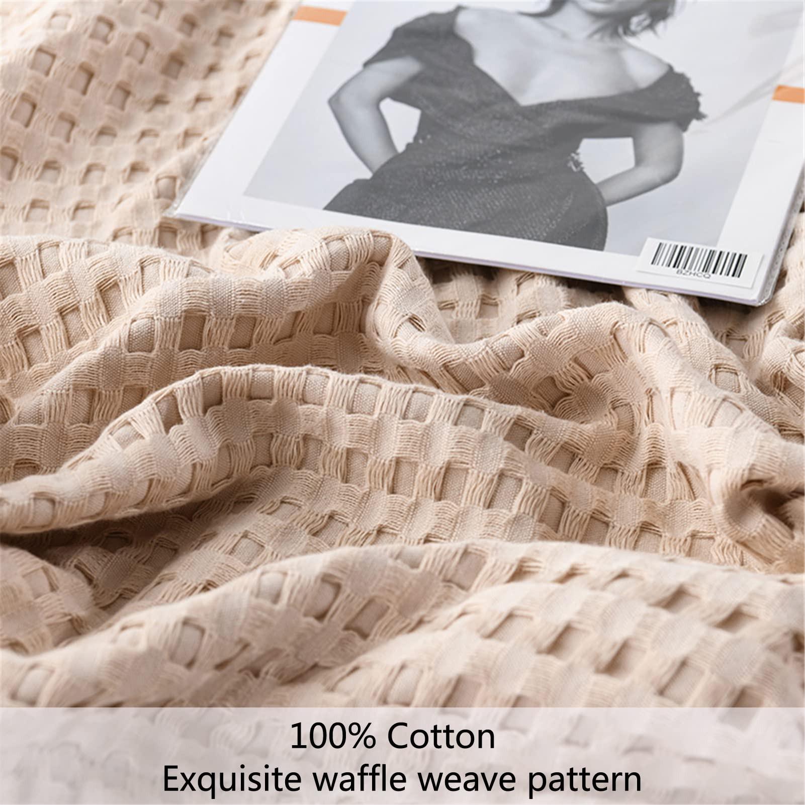 Alopini Coperta in Cotone Piqué a Nido d'Ape  