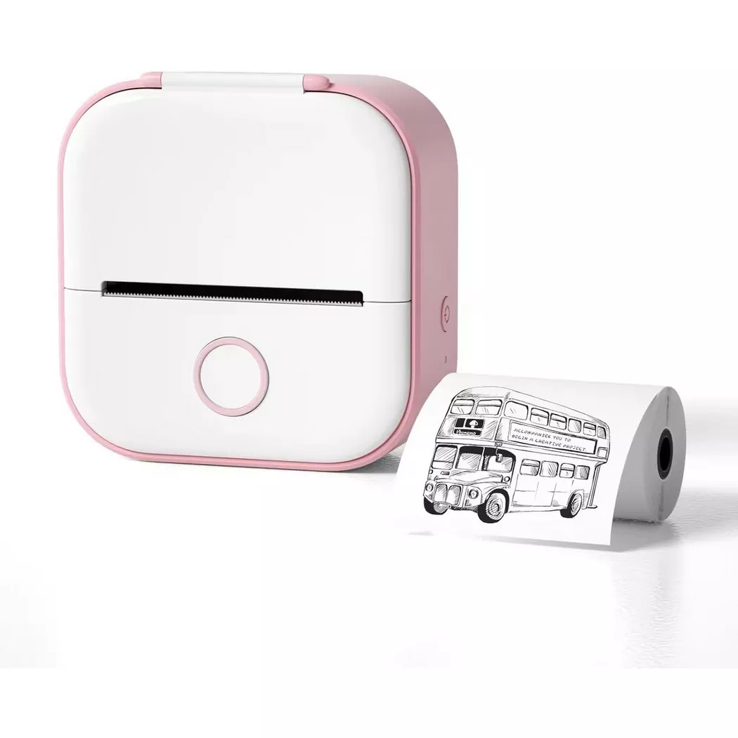 Phomemo - T02 Tintenloser Mini-Drucker, Weiss