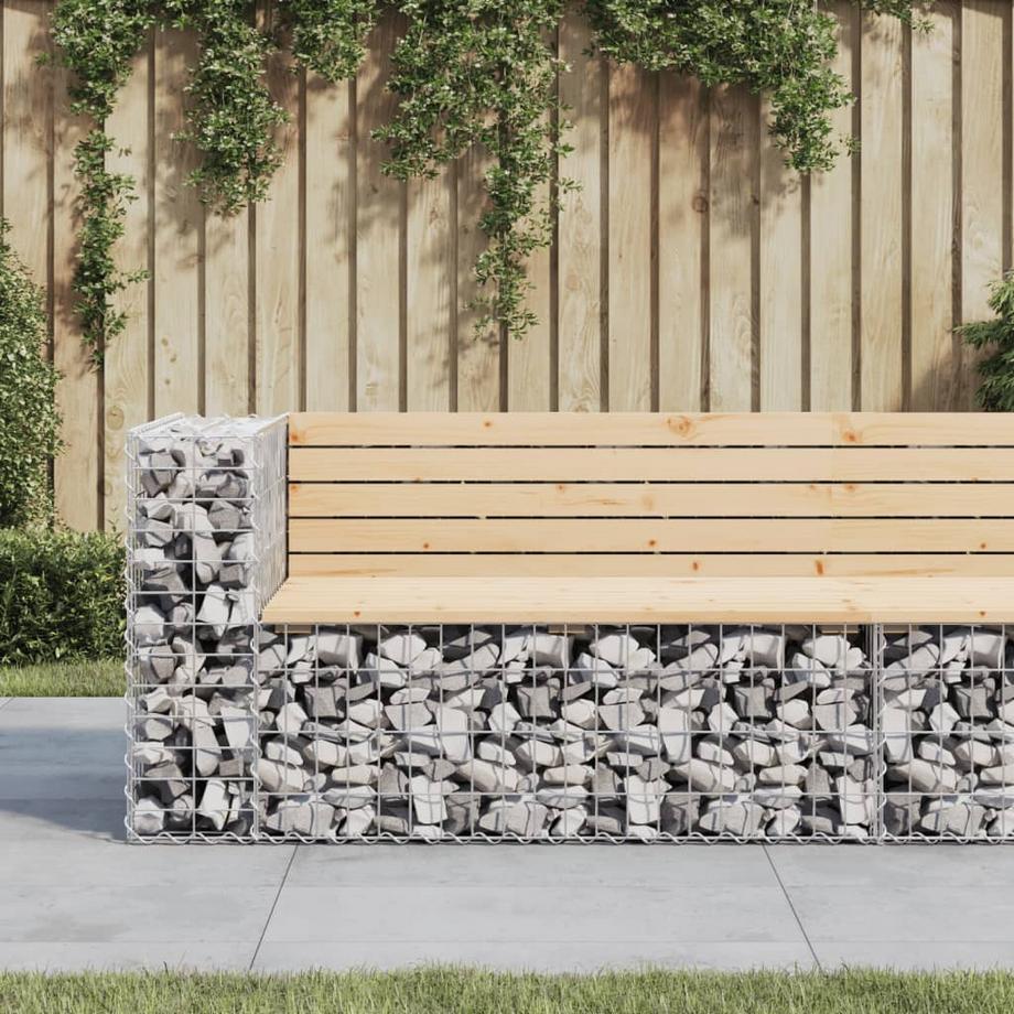 VidaXL Banc de jardin bois de pin  