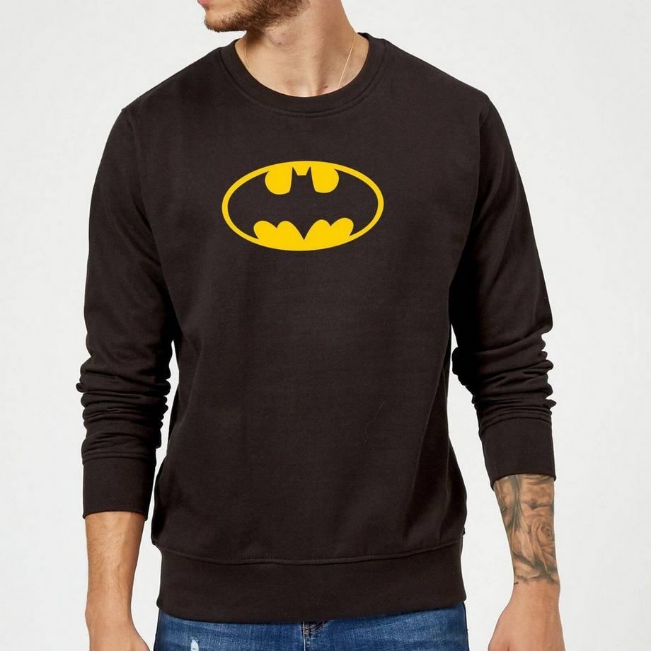 BATMAN Logo Used Look Sweatshirt  
