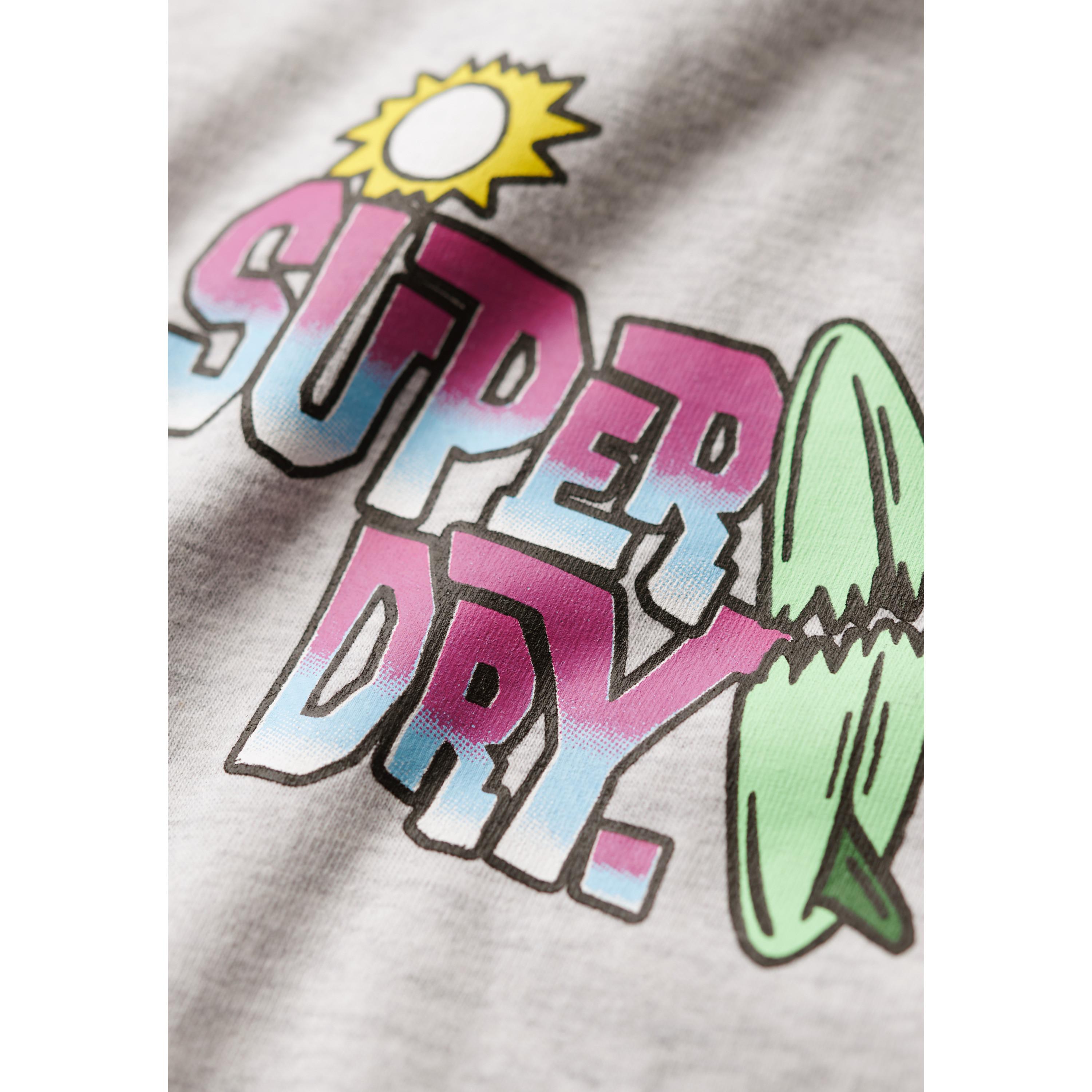 Superdry Neon Travel Weites T-Shirt  