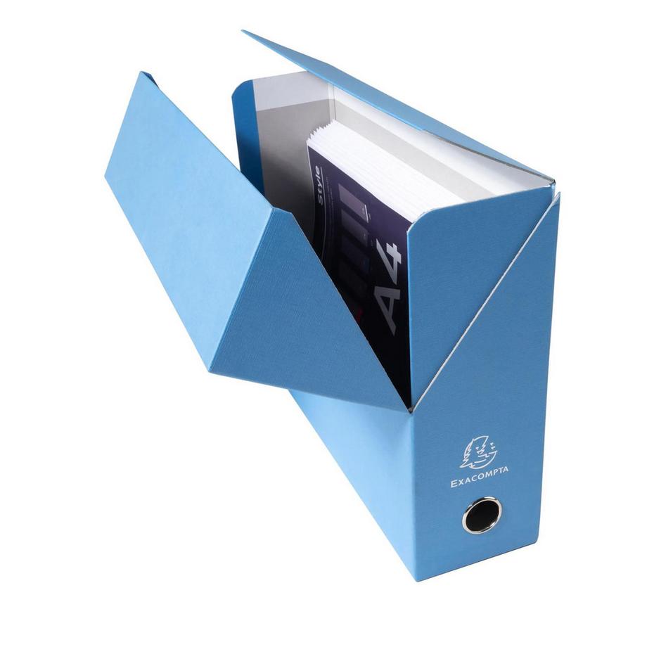 Exacompta Boite transfert Dos 90mm papier toilé - x 5  