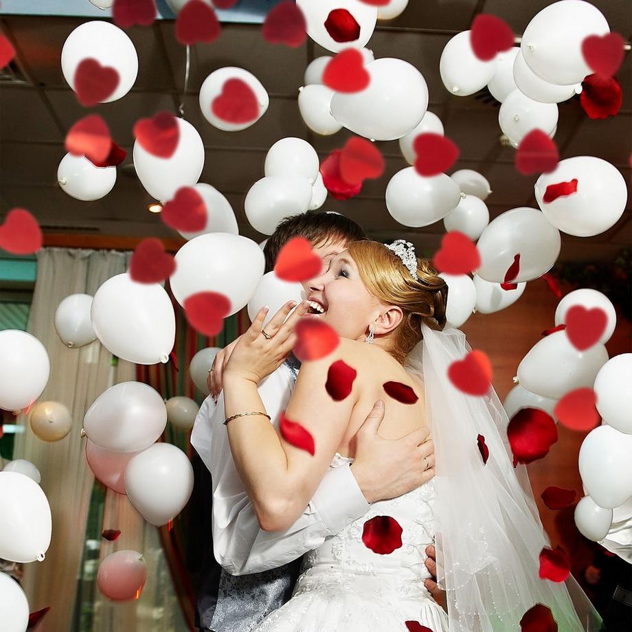 B2X  Konfettikanone 40 cm Herzen 