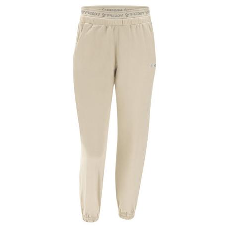 FREDDY Pantalone sportivo elasticizzato con elastico in vita con logo  