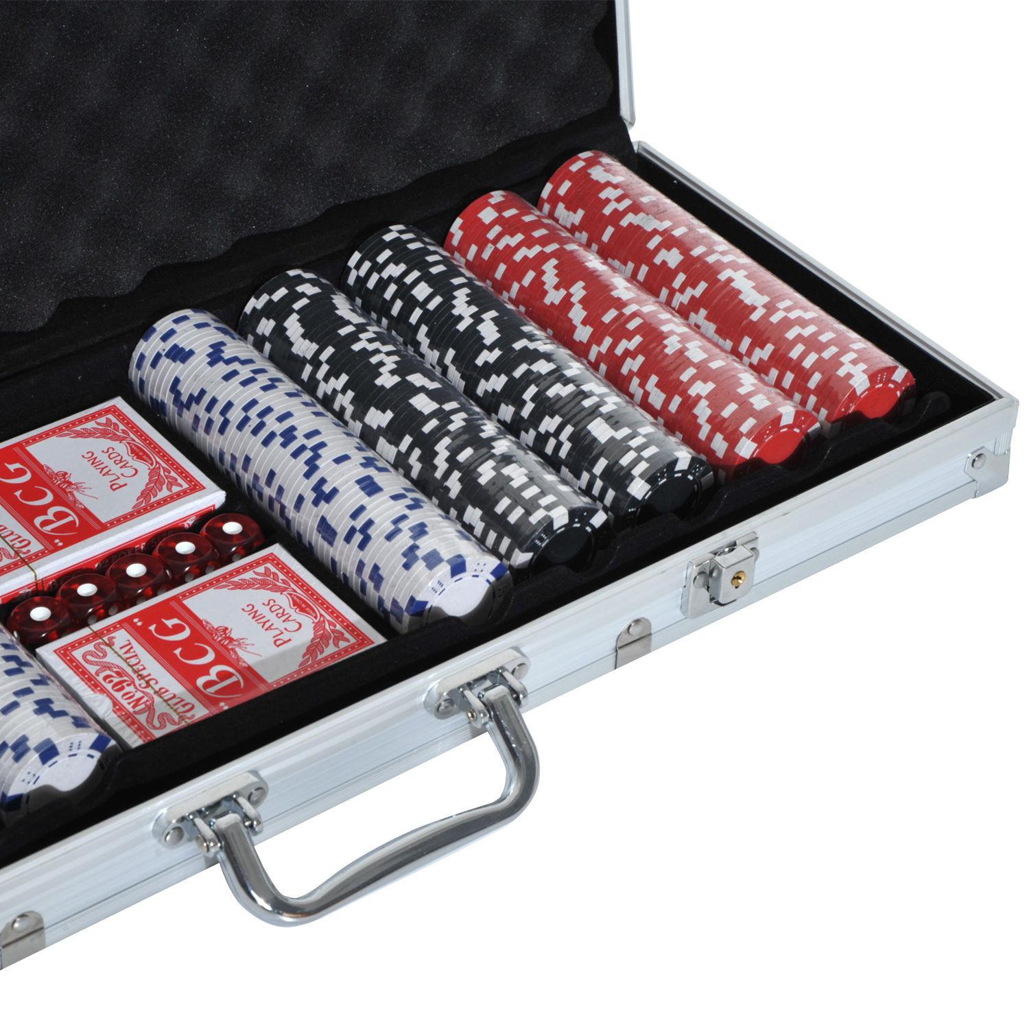 HOMCOM  Pokerkoffer Set 