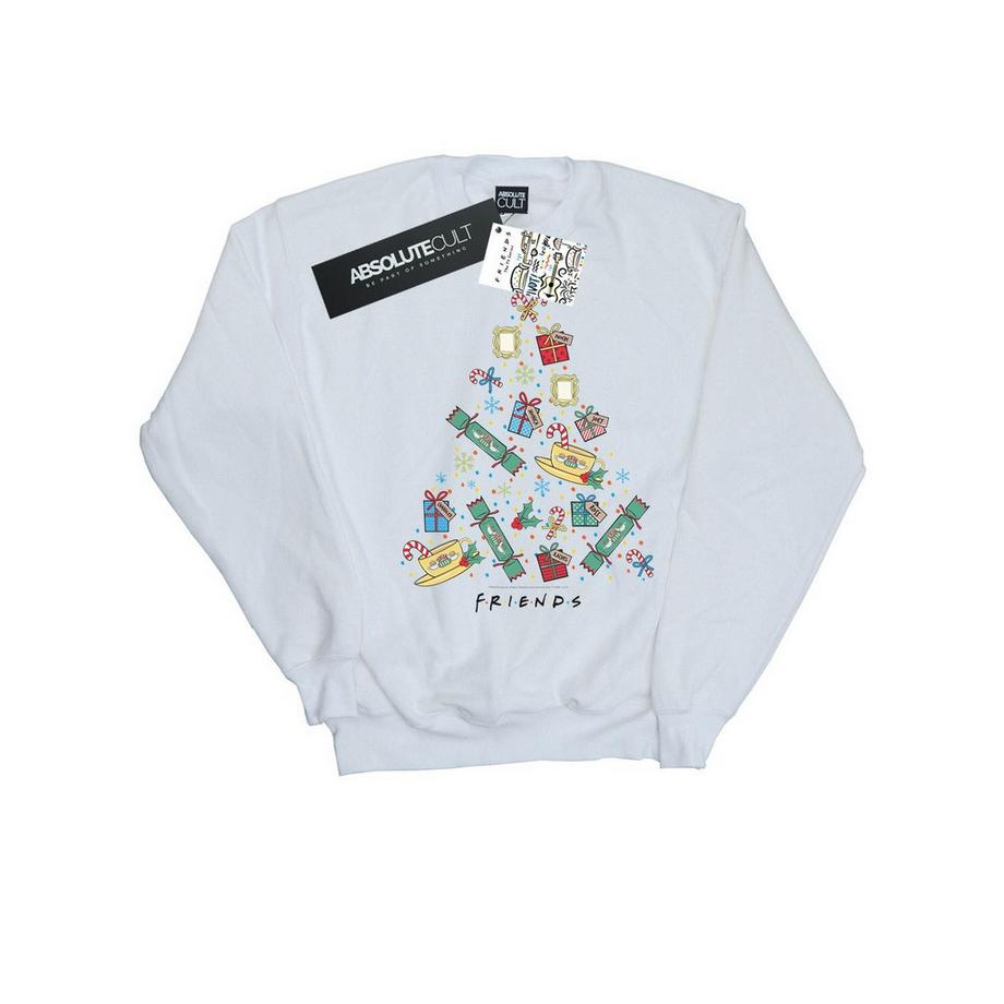 Friends Sweatshirt Imprimé Arbre de Noël  