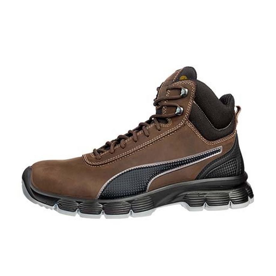 Chaussure de sécurité Condor brown mid S3 ESD SRC