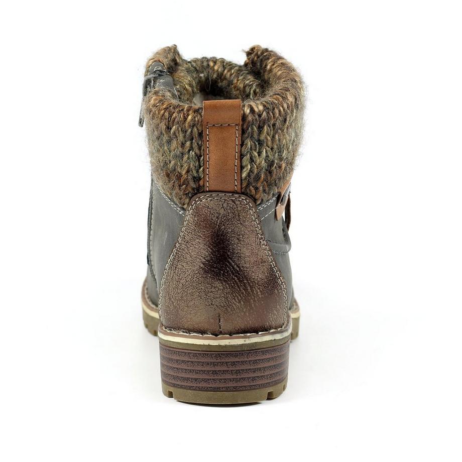 Lunar Bottines Millie avec Bordure Tricotée  