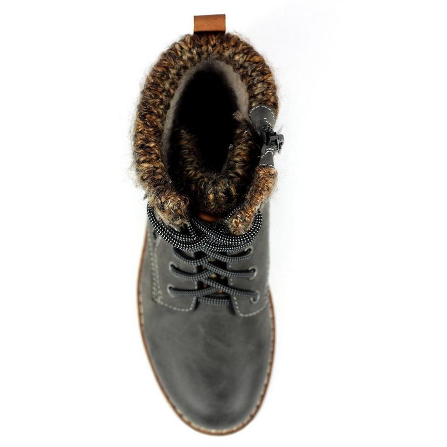 Lunar Bottines Millie avec Bordure Tricotée  