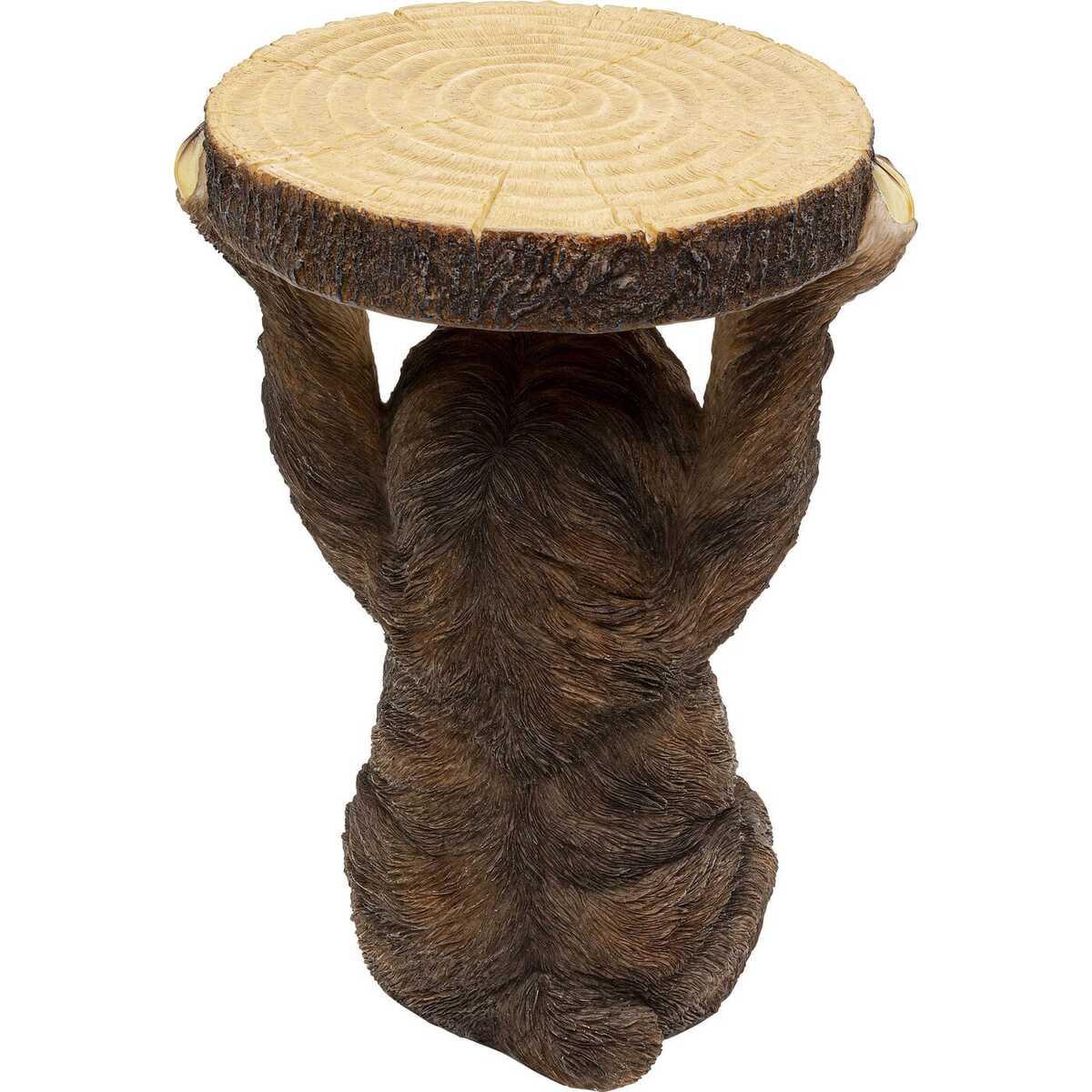 KARE Design Table d&#039;appoint Animal Sloth ronde 34  