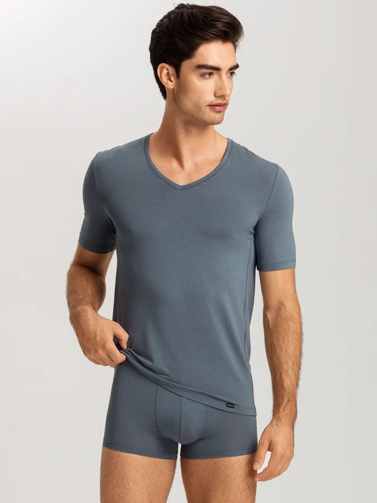 HANRO Natural Function V-Neck T-Shirt  