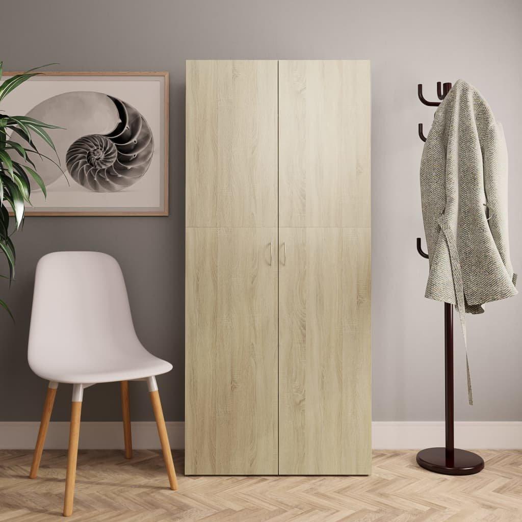 VidaXL Armoire à chaussures bois d'ingénierie  