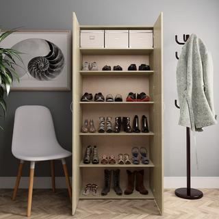 VidaXL Armoire à chaussures bois d'ingénierie  