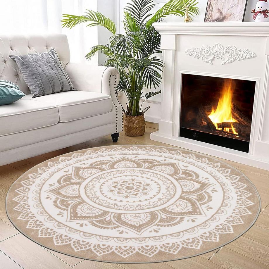 Alopini Tapis rond Boho  