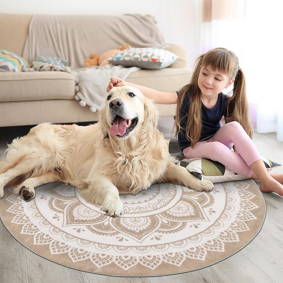 Alopini Tapis rond Boho  
