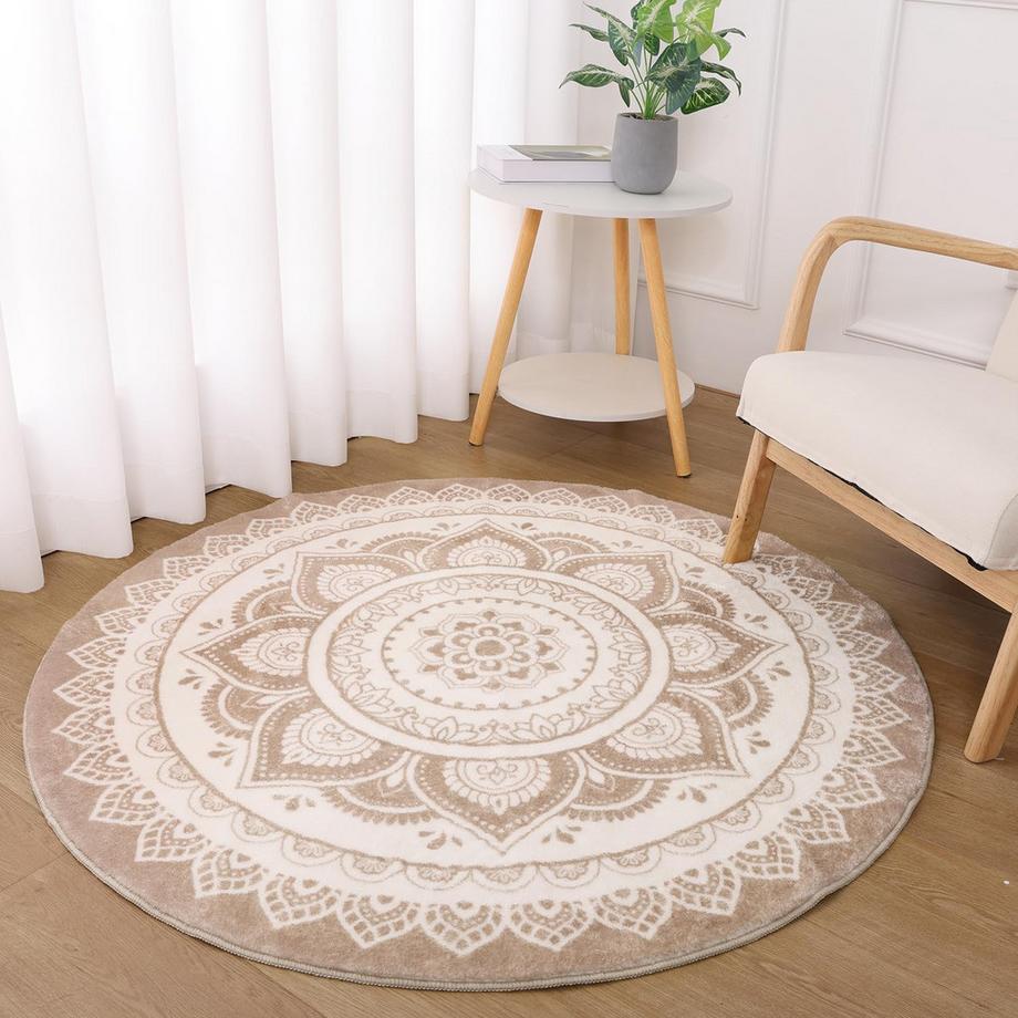 Tapis rond Boho