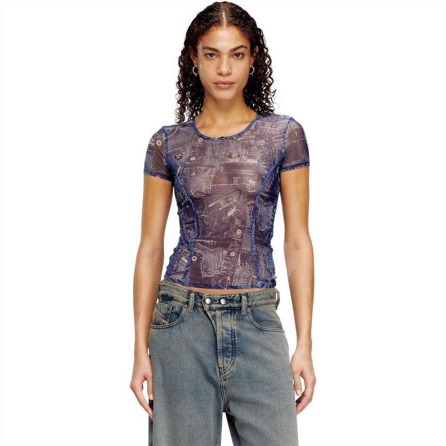 DIESEL T-Shirt, Transparent  