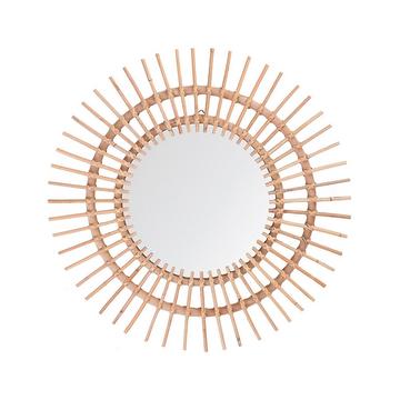 Miroir en Rotin Boho STENEN