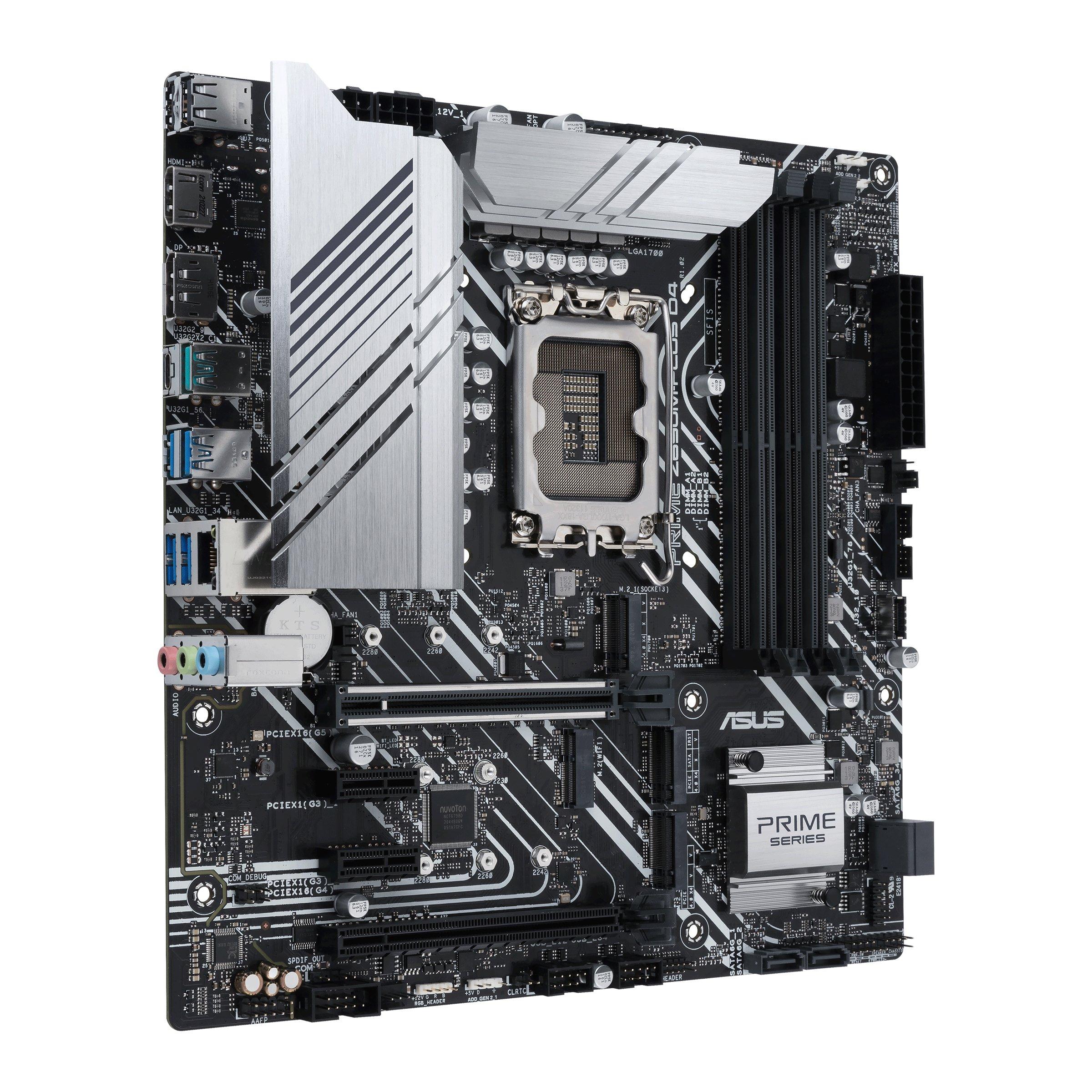 ASUS  PRIME Z690M-PLUS D4 Intel Z690 LGA 1700 micro ATX 