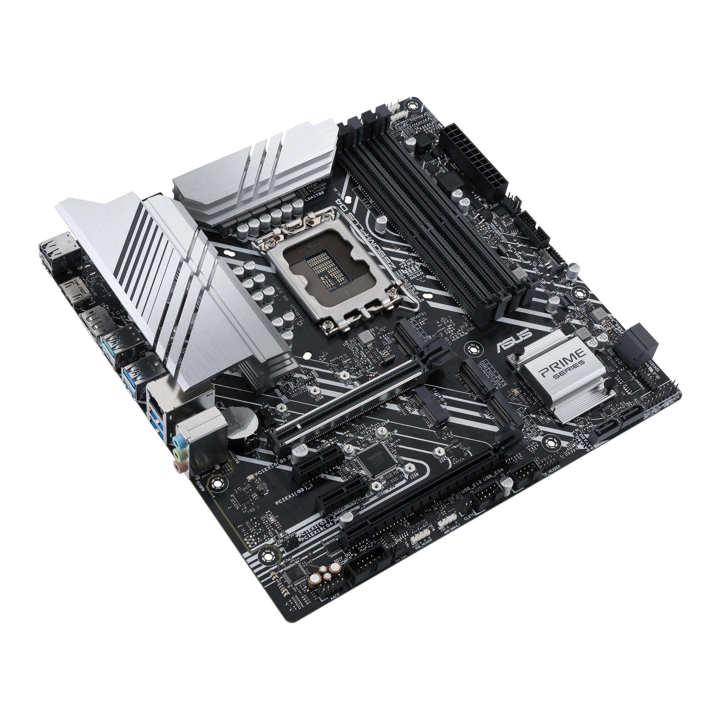 ASUS  PRIME Z690M-PLUS D4 Intel Z690 LGA 1700 micro ATX 