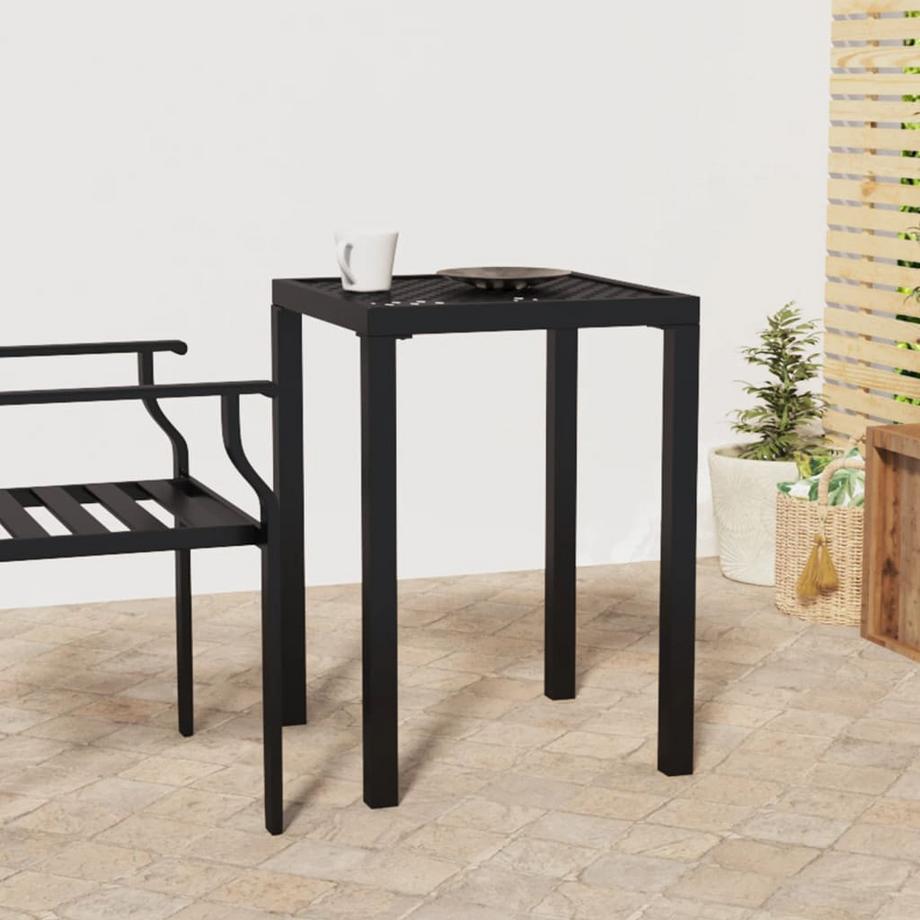 VidaXL Gartentisch stahl  