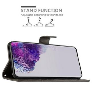 Cadorabo  Housse compatible avec Samsung Galaxy S20 ULTRA - Coque de protection au design floral avec fermeture magnétique, fonction de support et emplacements pour cartes 