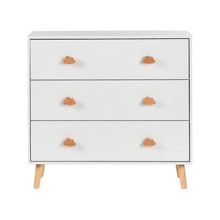 Beliani Commode à 3 tiroirs en MDF Moderne CLOUDY  