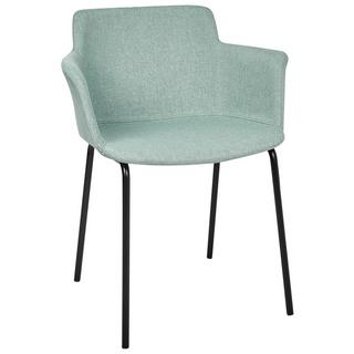 Beliani Lot de 2 chaises de salle à manger en Polyester Moderne BELFIELD  