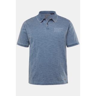 JP1880 Piqué Halbarm Vintage Gewaschenes Poloshirt  