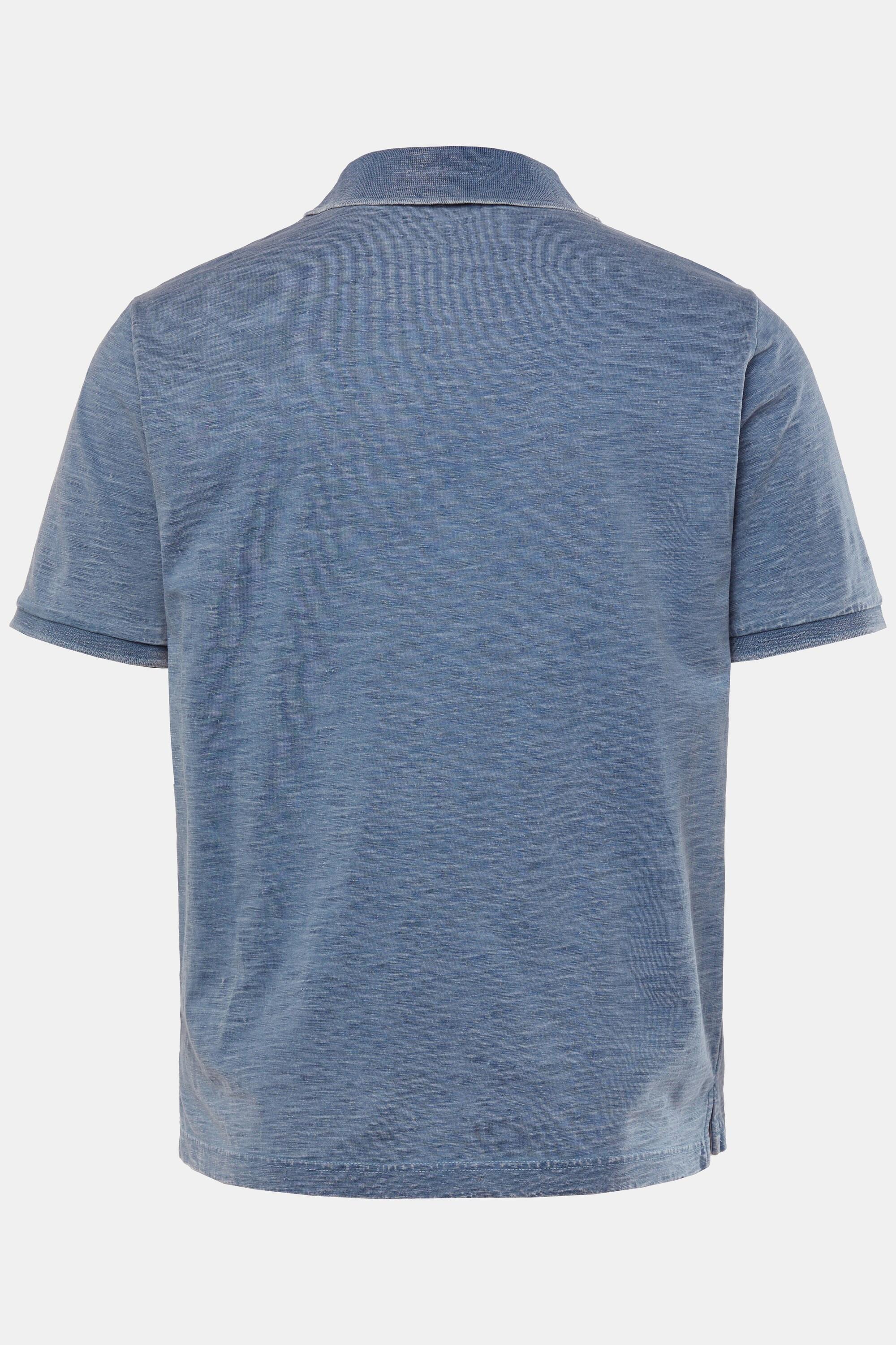 JP1880 Piqué Halbarm Vintage Gewaschenes Poloshirt  