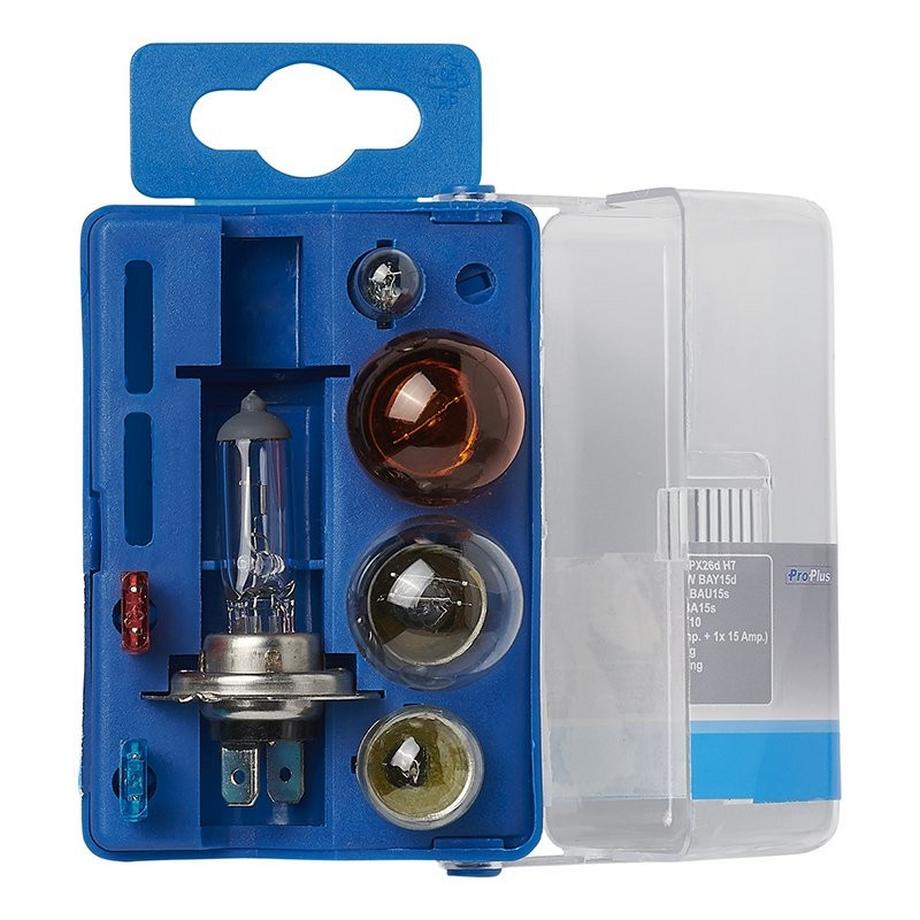 Pricenet  Ersatzlampen-Set H7 7-teilig (21W bernsteinfarben) 