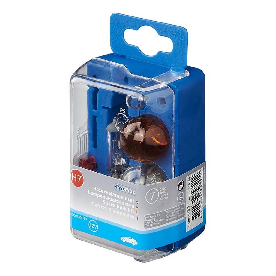 Pricenet  Ersatzlampen-Set H7 7-teilig (21W bernsteinfarben) 