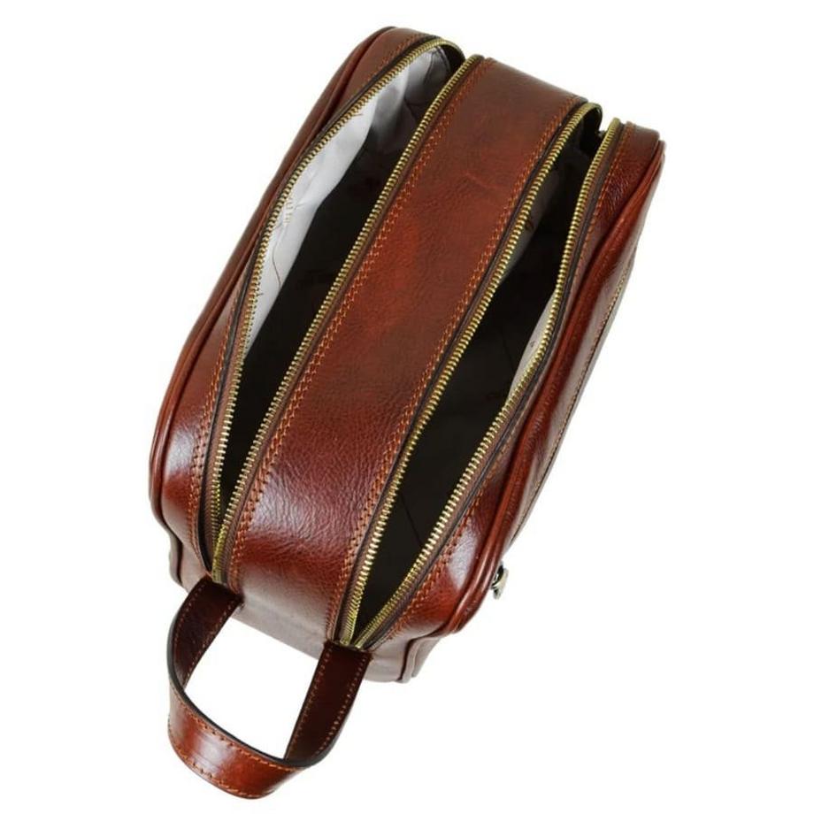 Only-bags.store  Sac à cosmétiques en cuir italien 