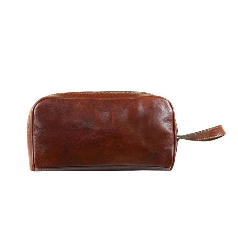 Only-bags.store  Sac à cosmétiques en cuir italien 